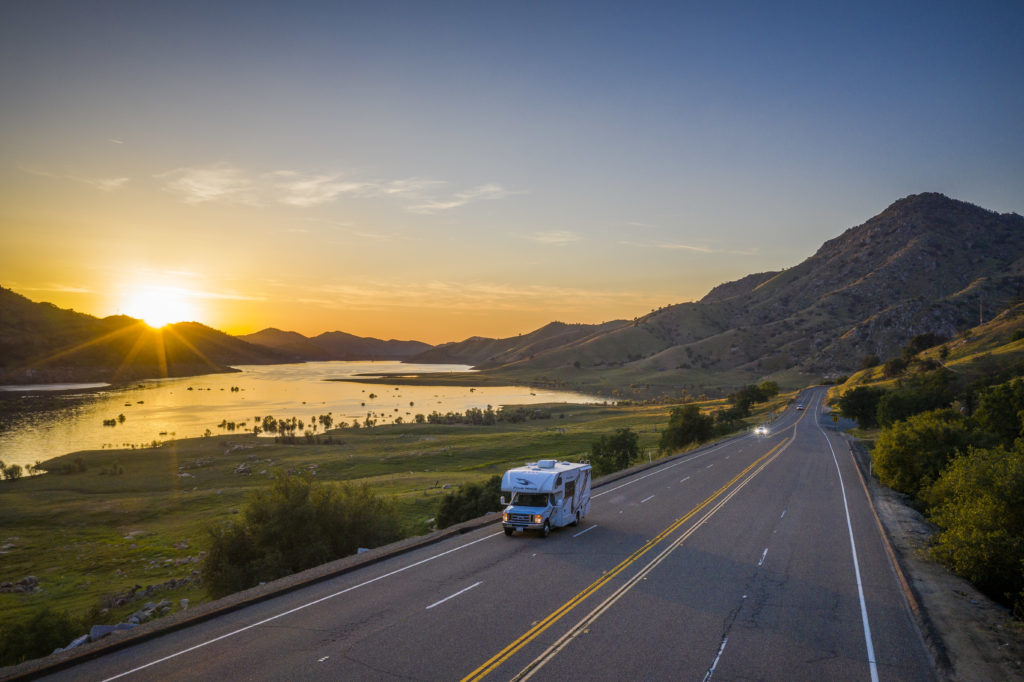 RV Camping near Sequoia NP, California
