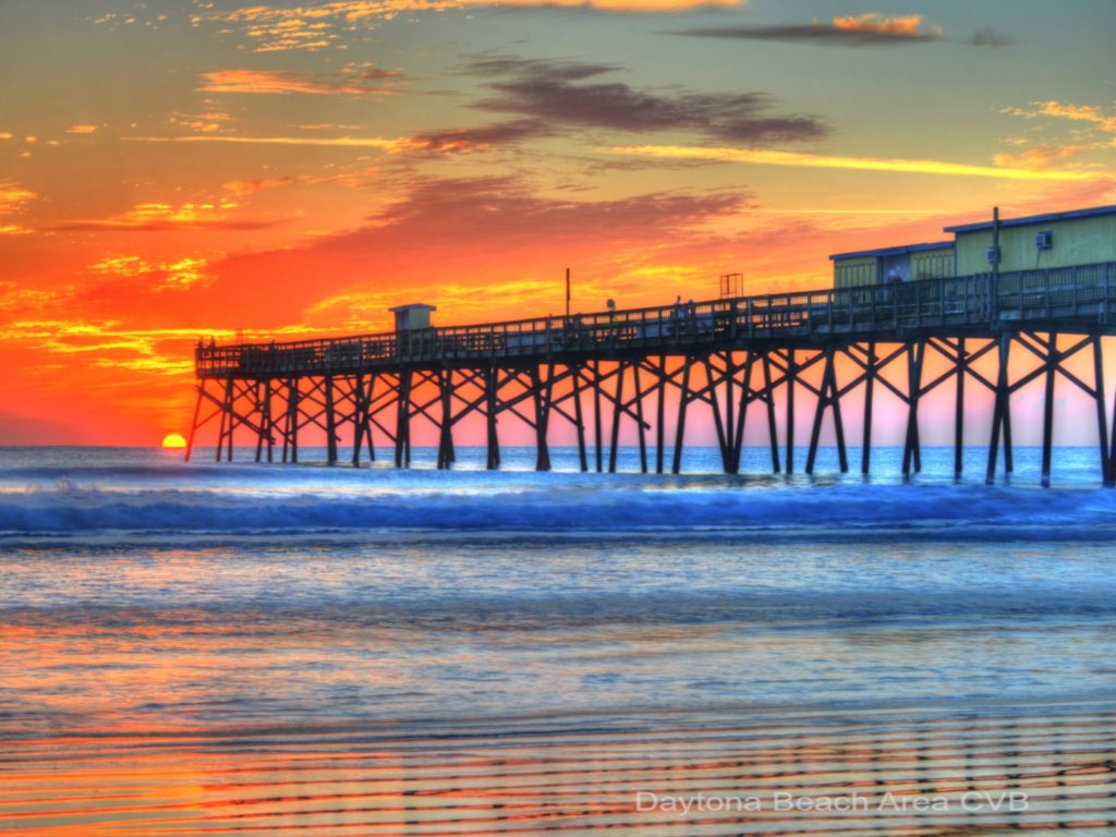 Sunglow pier sunrise